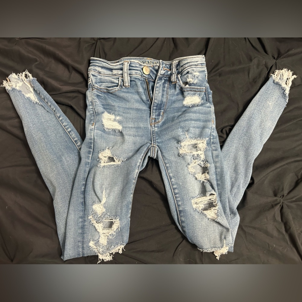 high waisted skinny jeans